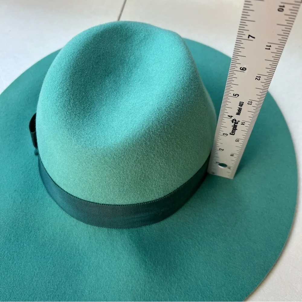 Brixton Teal Wide-Brim Hat (7 1/4)